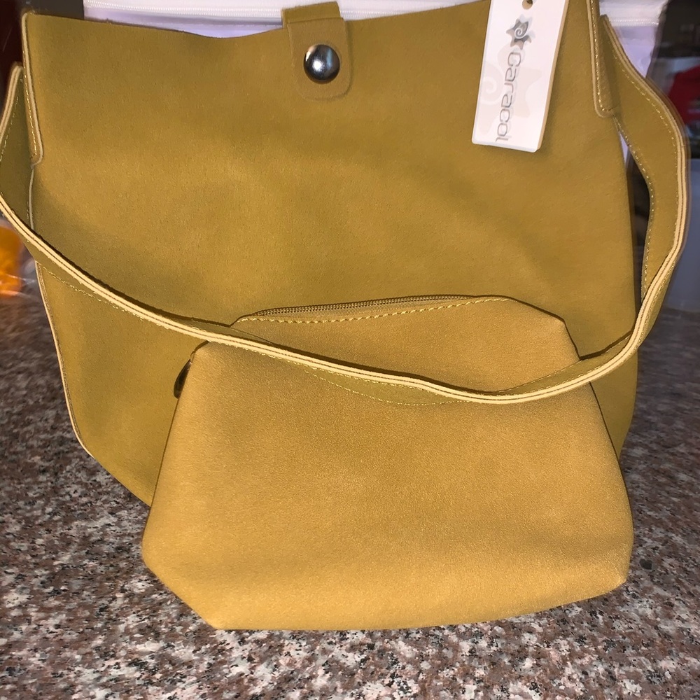 Caracol Suede purse